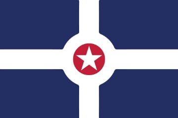 Picture of Indianapolis, IN Flag- 4x6