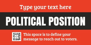 Picture of Large Political Sign 9