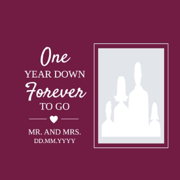 Picture of Metal Prints Anniversary 13 - 8x8
