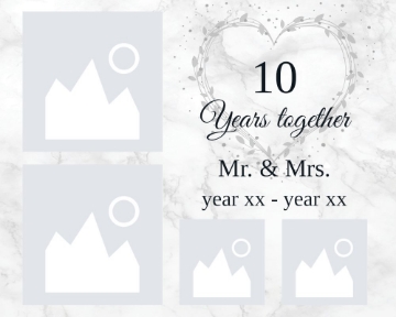Picture of Metal Prints Anniversary 1 - 8x10