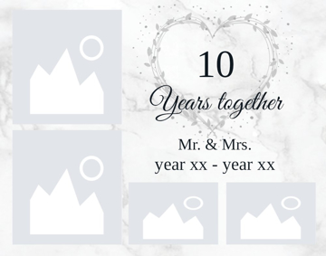 Picture of Metal Prints Anniversary 1 - 11x14