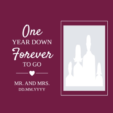 Picture of Metal Prints Anniversary 13 - 16x16