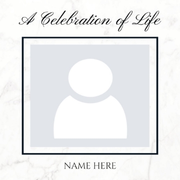 Picture of Metal Prints In Memory 10 - 8x8