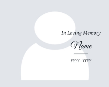 Picture of Metal Prints In Memory 16 - 8x10