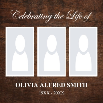 Picture of Metal Prints In Memory 2 - 12x12