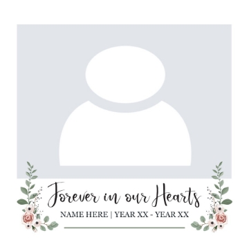 Picture of Metal Prints In Memory 5 - 16x16
