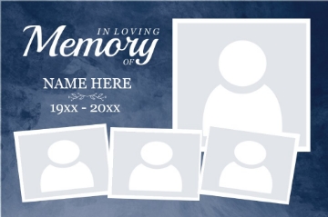 Picture of Metal Prints In Memory 6- 24x36