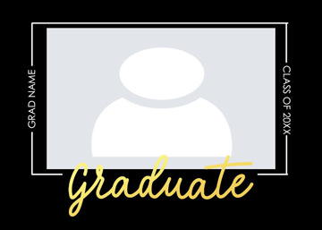 Picture of Metal Prints Graduation 4 - 5x7