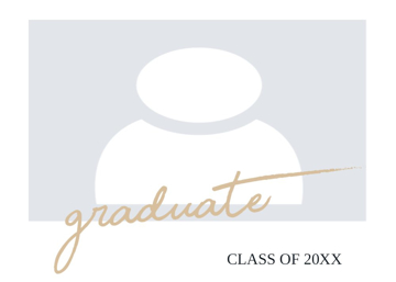 Picture of Metal Prints Graduation 5 - 5x7