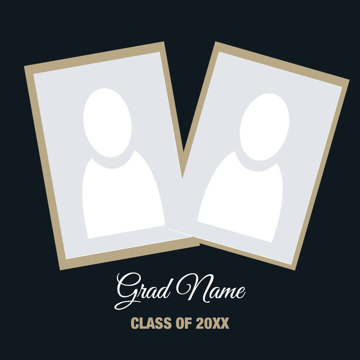 Picture of Metal Prints Graduation 3 - 8x8