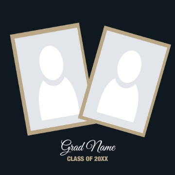 Picture of Metal Prints Graduation 3 - 16x16