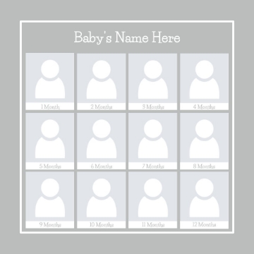 Picture of Metal Prints Baby 27 - 8x8