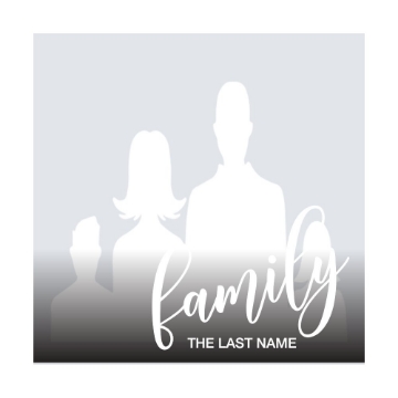Picture of Metal Prints Family 23 - 8x8
