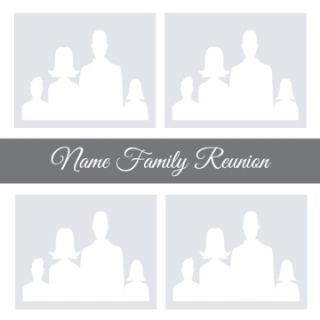 Picture of Metal Prints Family 32 - 8x8