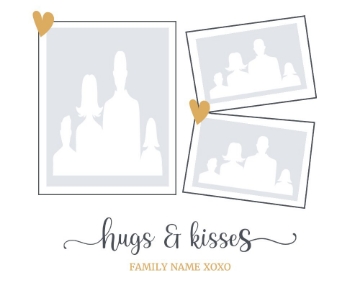 Picture of Metal Prints Family 12 - 8x10