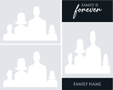 Picture of Metal Prints Family 16 - 8x10