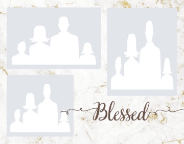 Picture of Metal Prints Family 1 - 11x14