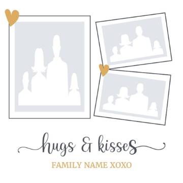 Picture of Metal Prints Family 12 - 12x12