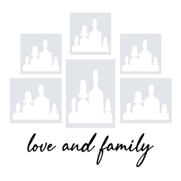 Picture of Metal Prints Family 19 - 12x12