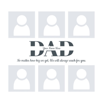 Picture of Metal Prints Family 26 - 12x12