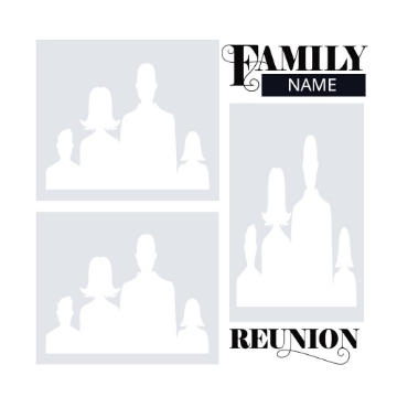 Picture of Metal Prints Family 33 - 12x12