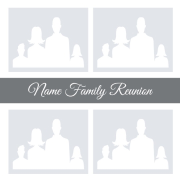 Picture of Metal Prints Family 32 - 16x16