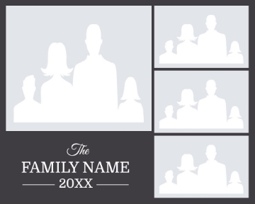 Picture of Metal Prints Family 21 - 16x20