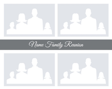Picture of Metal Prints Family 32 - 16x20