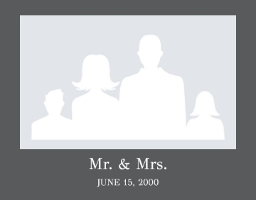 Picture of Metal Prints Wedding 2 - 11x14