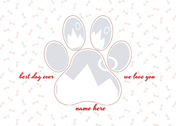 Picture of Acrylic Print Pets 3 - 5x7