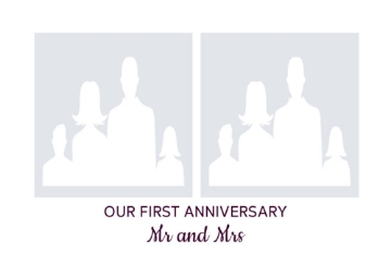 Picture of Acrylic Anniversary 12 - 5x7