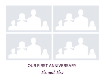 Picture of Acrylic Anniversary 12 - 11x14