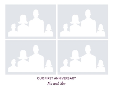 Picture of Acrylic Anniversary 12 - 16x20