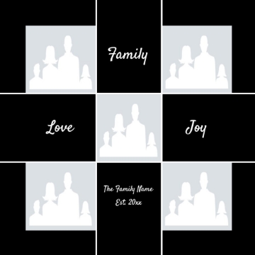 Picture of Acrylic Print Family 14 - 8x8