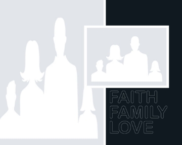 Picture of Acrylic Print Family 3 - 8x10