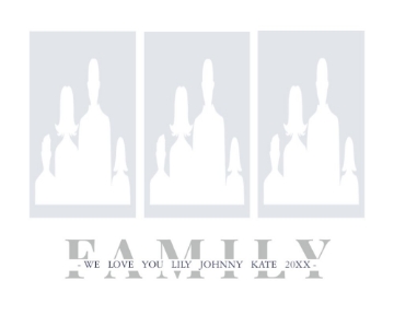 Picture of Acrylic Print Family 11 - 8x10