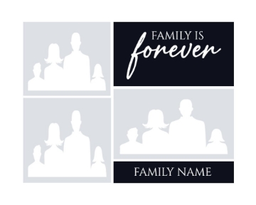 Picture of Acrylic Print Family 16 - 8x10