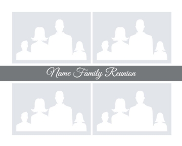 Picture of Acrylic Print Family 32 - 8x10
