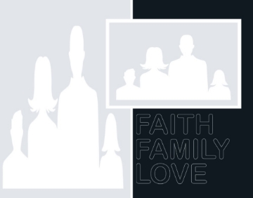Picture of Acrylic Print Family 3 - 11x14