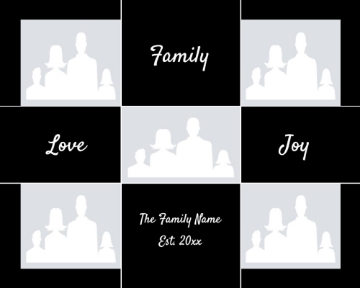 Picture of Acrylic Print Family 14 - 16x20