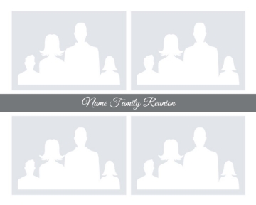 Picture of Acrylic Print Family 32 - 16x20