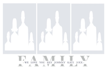 Picture of Acrylic Print Family 11 - 24x36