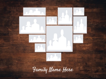 Picture of Acrylic Print Family 17 - 30x40