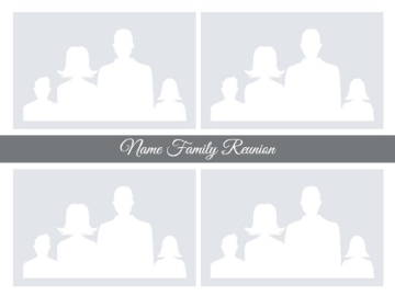 Picture of Acrylic Print Family 32 - 30x40
