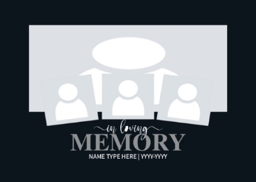 Picture of Acrylic Print In Memory 11 - 5x7