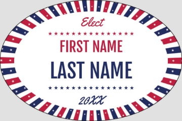 Picture of Political Stickers 3 - Sticker Sheet (2 x 3)