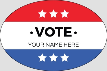 Picture of Political Stickers 6 - Sticker Sheet (2 x 3)