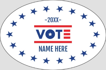 Picture of Political Stickers 9 - Sticker Sheet (2 x 3)