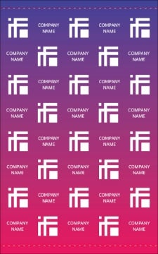 Picture of Repeating Logo 1 - 8ft x 5ft