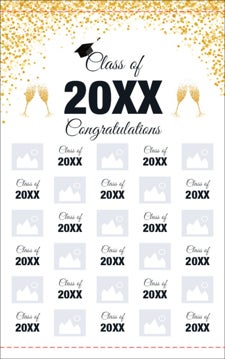 Picture of Graduation Tension Fabric Banner 1 - 8ft x 5ft